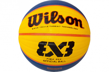 E43137 Мяч баскетбольный Wilson-Fiba 3х3 ПУ, №7 (сине/желтый) 10022436