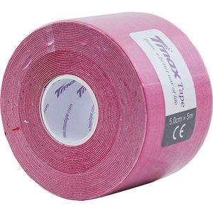 Тейп кинезиологический Tmax Extra Sticky Pink (5 см x 5 м), арт. 423136, розовый TMAX 423136