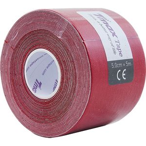 Тейп кинезиологический Tmax Extra Sticky Red (5 см x 5 м), арт. 423150, красный TMAX 423150