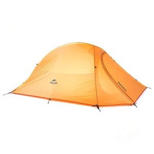 Палатка Naturehike Cloud UP II 210T NH17T001-T двухместная с ковриком, оранжевая, 6927595730584 Naturehike