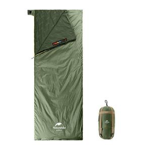 Мешок спальный Naturehike NH21MSD09 мини LW180, размер M, зеленый, молния слева, 6927595777930L Naturehike