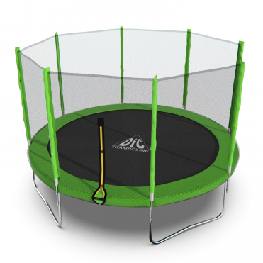 Батут DFC Trampoline Fitness с сеткой 12ft 12FT-TR-LG 