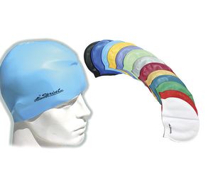 Шапочка для плавания силиконовая SPRINT AQUATICS Silicone Swim Cap голубой SPRINT AQUATICS SA\390\BL-00-00