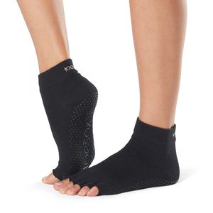 Нескользящие носки с полупальцами TOESOX Ankle размер S, цвет Серый ToeSox TT\S01125HTG\HG-OS-CR