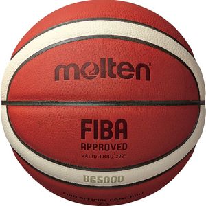 Мяч баск. "MOLTEN B6G5000" р.6, FIBA Appr, 12 панелей, нат.кожа, бутил.камера, кор-беж-чер 6 MOLTEN B6G5000