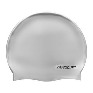 Шапочка для плав. "SPEEDO Plain Flat Silicone Cap", арт.8-709911181, СЕРЕБРИСТЫЙ, силикон Взрослый SPEEDO 8-709911181