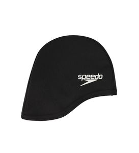 Шапочка для плав. дет. "SPEEDO Polyester Cap Jr", арт.8-710110001, ЧЕРНЫЙ, полиэстер Junior SPEEDO 8-710110001