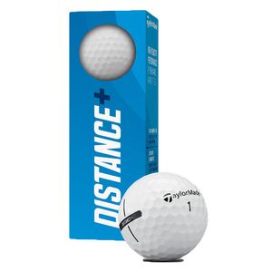 Мяч для гольфа "TaylorMade Distance +", арт.N7608601, 3 шт в упак., для игры на дальн.дист., белый TaylorMade N7608601