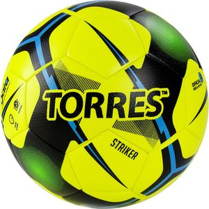 Мяч футзал. "TORRES Futsal Striker" арт.FS321014, р.4, 30 панели. TPU, 3 подкл. слоя, желтый 4 TORRES FS321014