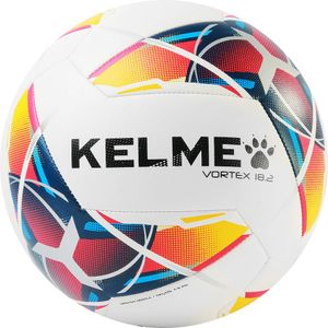 Мяч футб. "KELME Vortex 18.2" арт.9886130-423, р.4, 32 панелей, ТПУ, маш. сш., бело-мультиколор 4 KELME 9886130-423