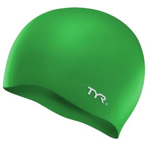 Шапочка для плав. "TYR Wrinkle Free Silicone Cap", арт.LCS-310, ЗЕЛЕНЫЙ, силикон Senior TYR LCS-310