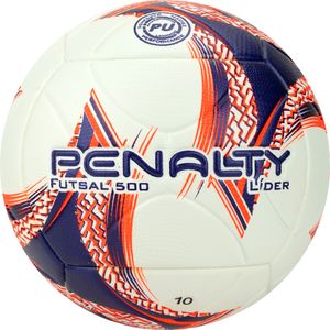 Мяч футзал. PENALTY BOLA FUTSAL LIDER XXIII, 5213411239-U, р.4, PU, термосшивка, бел-фиолет-оранж 4 PENALTY 5213411239-U