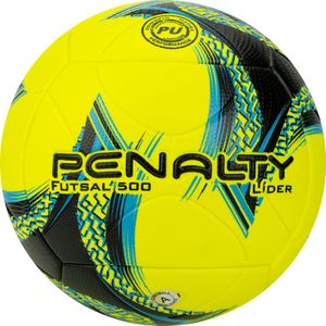 Мяч футзал. PENALTY BOLA FUTSAL LIDER XXIII, 5213412250-U, р.4, PU, термосшивка, желто-сине-черный 4 PENALTY 5213412250-U