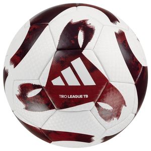 Мяч футб. ADIDAS Tiro League TB HZ1294, р.5, FIFA Basic, 32 пан., ПУ, термосшивка, бело-бордовый 5 ADIDAS HZ1294