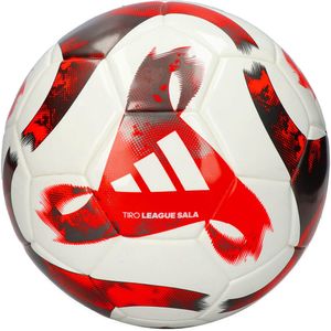 Мяч футзал. ADIDAS Tiro League Sala HT2425, р.4, FIFA Basic, 28 пан, ТПУ, термосш., бело-крас-серый 4 ADIDAS HT2425