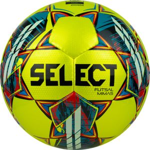 Мяч футзал. SELECT Futsal Mimas, 1053460550, р.4, BASIC, 32 пан, гл.ПУ, руч.сш, жел-сине-красный 4 SELECT 1053460550