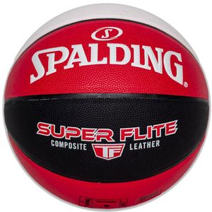 Мяч баск. SPALDING Super Flite 76929z, р.7, синт. кожа ( композит), красно-черно-белый 7 SPALDING 76929z