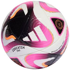 Мяч футб. ADIDAS Conext 24 PRO IP1616,р.5, FIFA Quality Pro, 20 пан, ПУ, термосшивка, бело-розовый 5 ADIDAS IP1616