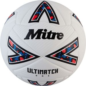 Мяч футб. MITRE Ultimatch One 24, 5-B01789C29, р.5, FIFA Basic, 24 пан, ТПУ, термосшив., бело-черный 5 MITRE 5-B01789C29