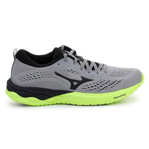 Кроссовки бег. MIZUNO Wave Revolt, J1GC218111, р.UK7.5 (рос.40.5), иск. кожа, текстиль, серый 40.5 MIZUNO J1GC218111