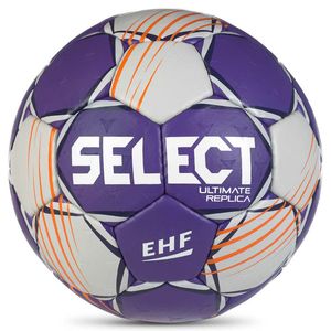 Мяч ганд. SELECT Ultimate Replica v24 ,1670850999, р.1, EHF Appr, ПУ, руч.сш, фиолетово-белый 1 SELECT 1670850999