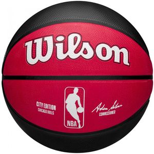 Мяч баскетбольный WILSON NBA Team City Edition Chicago Bulls, WZ4024205XB размер 7