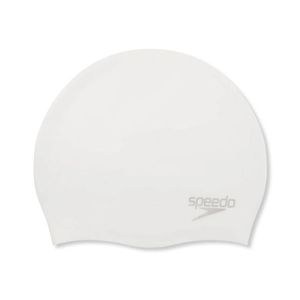 Шапочка для плав. SPEEDO Molded Silicone Cap, 8-7098417614, БЕЛЫЙ, силикон Senior SPEEDO 8-7098417614