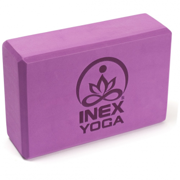 Блок для йоги INEX EVA Yoga Block 23 x 15 x 7 см, сливовый