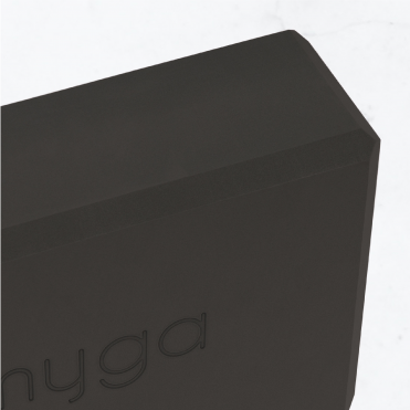 Блок для йоги MYGA Foam Yoga Block 23 х 14,5 х 7,7 см, черный