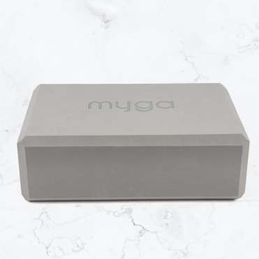 Блок для йоги MYGA Foam Yoga Block 23 х 14,5 х 7,7 см, серый