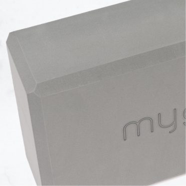 Блок для йоги MYGA Foam Yoga Block 23 х 14,5 х 7,7 см, серый