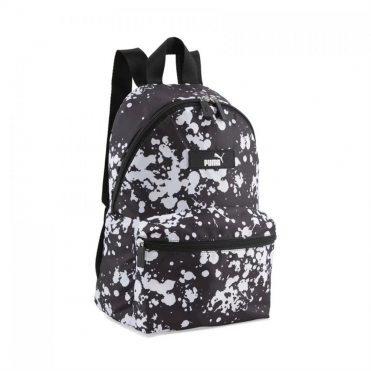 Рюкзак спорт. PUMA Core Pop Backpack, 07985503, полиэстер, черно-белый 33х25х12 см PUMA 07985503