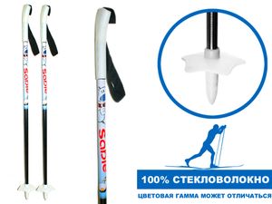 Палки лыжные стеклопластиковые TREK Universal  ЦСТ 70см  blue GETSPORT 44458