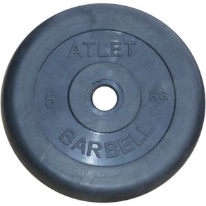 Диск обрезиненный BARBELL ATLET 5 кг / диаметр 31 мм MB BARBELL MB-AtletB31-5