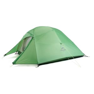 Палатка 3-местная Naturehike сверхлегкая + коврик Сloud up NH18T030-T, 20D , зеленый, 6927595765685 Naturehike