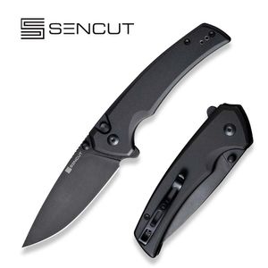 Складной нож SENCUT Serene сталь D2,  рукоять Алюминий черный Sencut