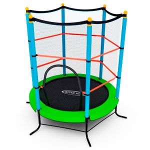 Батут детский DFC SMRKIDS 55" с сеткой, GREEN DFC TX-B7105FG