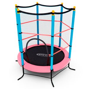 Батут детский DFC SMRKIDS 55" с сеткой, PINK DFC TX-B7105FP