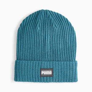 Шапка PUMA Ribbed Classic Cuff Beanie, 02403811, бирюзовый Универсальный 02403811