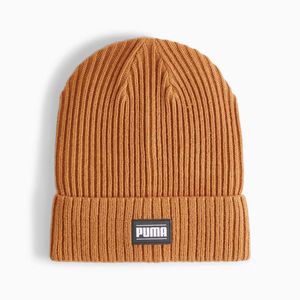 Шапка PUMA Ribbed Classic Cuff Beanie, 02403812, коричневый Универсальный 02403812