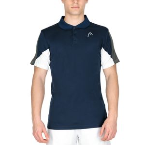 Поло мужское HEAD Club 22 Tech Polo 811421-DB-L, размер L, темно-синый L 811421-DB-L