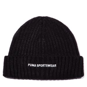 Шапка PUMA Sportwear Fisherman Beanie, 02482901, черный Универсальный 02482901