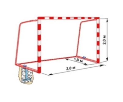 Футбольные ворота 3х2 чертеж