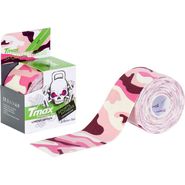 Тейп кинезиологический Tmax Pattern Pink (5 см x 5 м), арт 423426, рис. камуфляжный, роз-крас-бел TMAX 423426