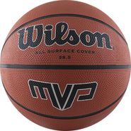 Мяч баск. WILSON MVP, арт.WTB1418XB06, р.6, резина, бутил.камера, коричневый 6 WILSON WTB1418XB06