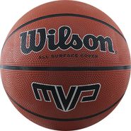 Мяч баск. WILSON MVP, арт.WTB1419XB07, р.7, резина, бутил.камера, коричневый 7 WILSON WTB1419XB07