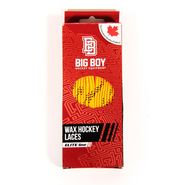 Шнурки для коньков &quot;BIG BOY Elite Line с пропиткой&quot; арт.BB-LACES-EL-305YL, полиэстер, 305см,желтый 305см BIG BOY BB-LACES-EL-305YL