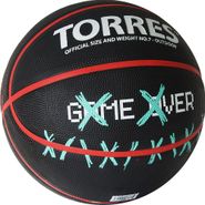 Мяч баск. &quot;TORRES Game Over&quot; B02217, р.7, резина, нейлон. корд, бут. кам., черный 7 TORRES B02217