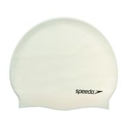 Шапочка для плав. &quot;SPEEDO Plain Flat Silicone Cap&quot;, арт.8-709910010, БЕЛЫЙ, силикон Взрослый SPEEDO 8-709910010