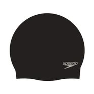 Шапочка для плав. &quot;SPEEDO Plain Molded Silicone Cap&quot;, арт.8-709849097, ЧЕРНЫЙ, силикон Senior SPEEDO 8-709849097